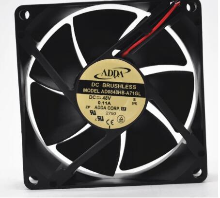 Original ADDA AD0848HB-A71GL Cooling Fan 48V 0.11A 5.28W 2wires AD0848HB-A71GL Fans